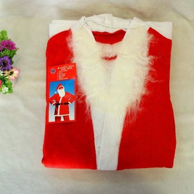 new Christmas adult men's clothing suit 5 sets Santa Claus