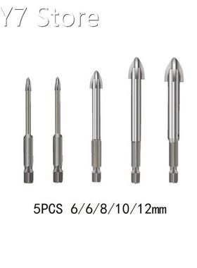 5pcs Universal Drilling Tool Cemented Carbide Drill Bit Cera
