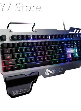 Gaming USB Wired Keyboard RGB Multicolor Backlight Mechanica