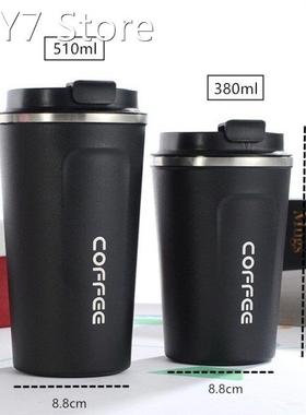 2020 New 380/510ml Thermos Flask Coffee Mug Thickened Big Ca