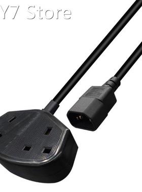 C14 Male Plug to UK Mains Female Socket Household Charging S