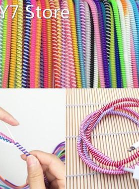 10X Spring Protector Cover Cable Line For Phone USB Data Syn