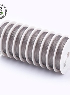 0.3mm iger ail Wire Nylon-coated Steel LightGrey  Jewelry