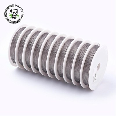 0.3mm iger ail Wire Nylon-coated Steel LightGrey  Jewelry