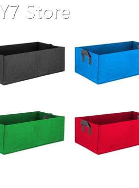 4pcs Large Rectangular Vegetable Grow Bags Garden Nursery Pl