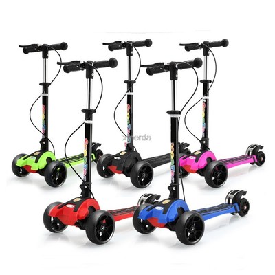 FJ0059 Children's Scooter Tricycles Child Kids Folding Foot