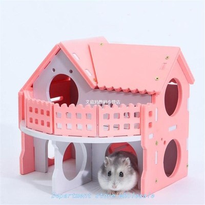 Cute Hamster Cages Durable Wooden Hamster Nest Eco-friendly