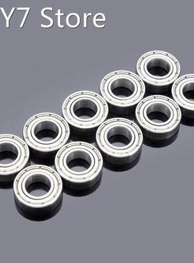 10pcs Ball Bearing Double Shielded ature Steel Single R