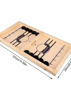 Table Hockey Sling Puck Battle  Table Ice Hockey Board  Fast