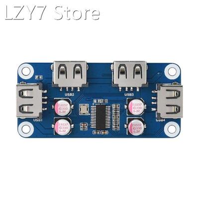 USB 2.0 Hub HAT (B), USB to UART Onboard 4 Port USB HUB HAT