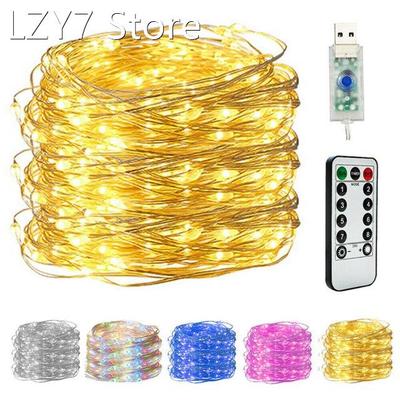 Home Copper Wire DC5V LED String Lights USB Power Fairy Ligh