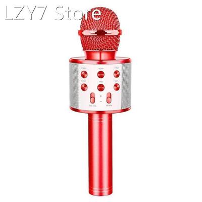 Wireless Karaoke Microphone Bluetooth-compatible Handheld Po