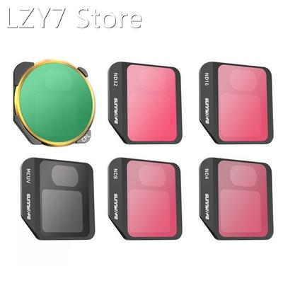 6pcs Sunnylife for DJI Mavic 3 Lens Filters MCUV+CPL+ND4+ND8