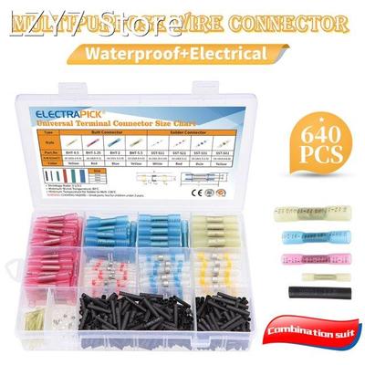Electrapick 640pcs Solder Seal Wire Connectors Heat Shrink S
