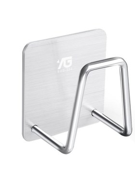 Kitchen Seamless Hooks Stainless Steel Sponge Holder Free Pu