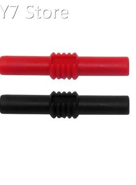 2pcs Insulated 4mm to 4mm Banana Plug Female Socket Coupler