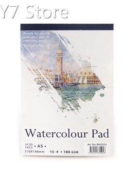 15 Sheets A3/A4/A5 Watercolor Paper Sketch Book Notepad for
