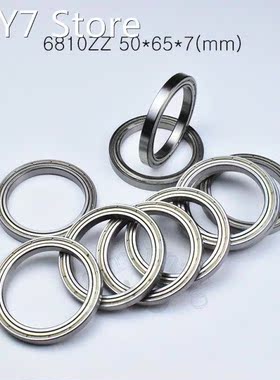 1pcs 6810ZZ 50*65*7(mm) free shipping chrome steel Metal Se