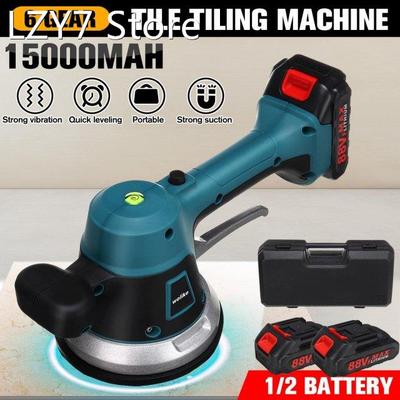 88V 6 Gears Tiles Tiling Machine Tile Vibrator Suction Cup A