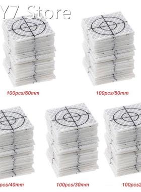 100 Pcs Reflector Sheet Reflective Tape Target Total Station