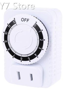 AC 110V 12 Hour Mechanical Plug Switch Timer Socket for Home