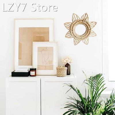 Rattan Frame Hanging Wall Mirror Frame Photo Wall Frames Woo