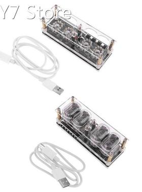 IN-12 Glow Tube Clock 7Color RGB DS3231 IN12 Nixie Tube Cloc