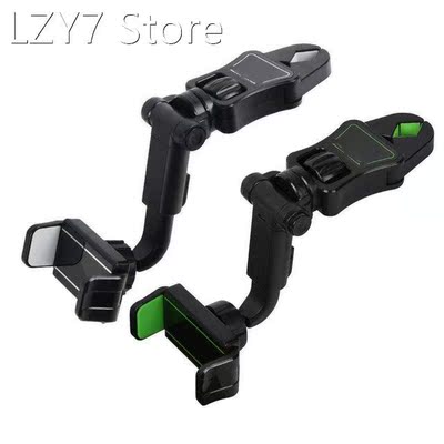 Mobile Phone Holder For Car Rearview Mirror 360 Rotating Cel