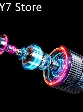 M5TE 12V 24V Cooling Air Car Fan Powerful Dashboard 360 Degr