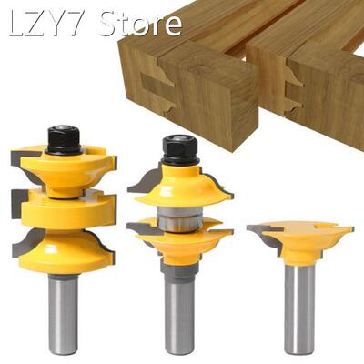 3Pcs 1/2 Shank 12mm Shank Entry Interior Tenon Door Router B