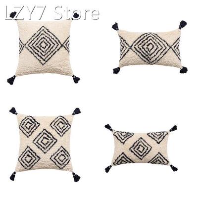 2022 New Tufted Embroidery Pillowcase Throw Pillow Case Sofa