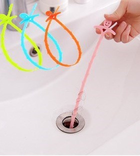 2Pcs Smile Design Colorful Tet Kitchen Sewer Pipe Blockades