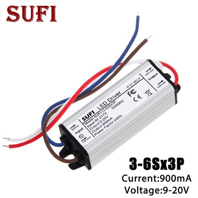 900mA High Power LED Driver 15W 18W 20W Constant Current Li