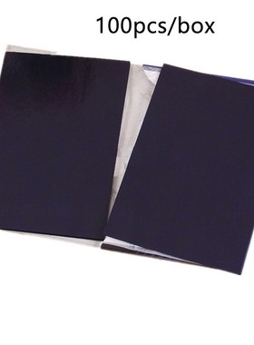 100 Pcs Thin Type School Transfer Graphite Copy Carbon Paper