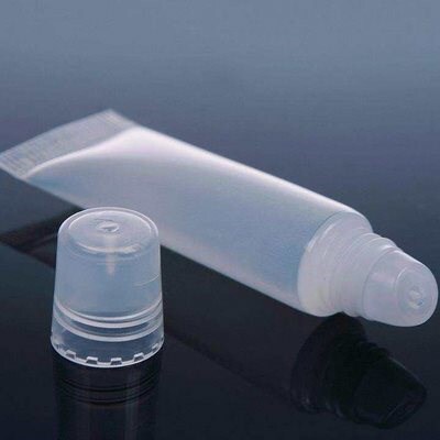 New 5pcs Empty Tubes Lip Gloss Balm Clear Cosmetic Container