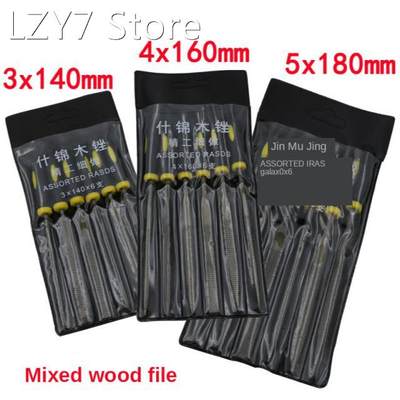 5x180mm 4x160mm 3x140mm 6PC Needle Files Metal File Rasp Set