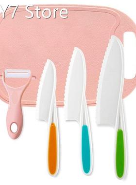 Kids Knifes Set,Baking Cutting Cooking Children's Beginn