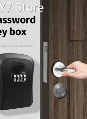 Wall Mount Key Storage Secret Box Organizer 4 Digit Combinat