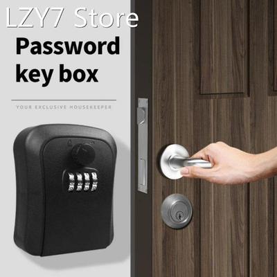 Wall Mount Key Storage Secret Box Organizer 4 Digit Combinat