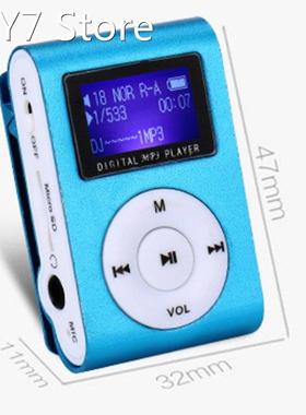 Clip MP3 Player LCD Screen Metal Sports with Micro TF/S