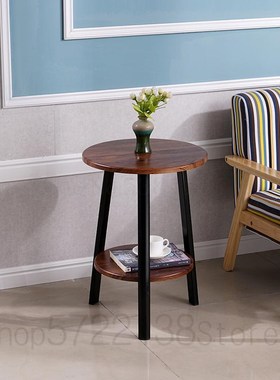 Simple small coffee table double table sofa side table bed s