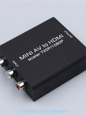 Mini HD 1080P HDMI 2AV Video Converter Box HDMI to RCA AV/CV