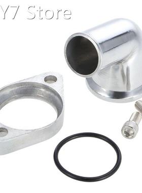 SBC BBC Polished Aluminum 15 degree Swivel Water Neck Fits S