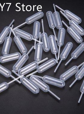 50pcs/LOT 4ml Plastic Squeeze Transfer Pipettes Dropper Disp