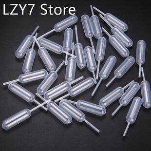 50pcs/LOT 4ml Plastic Squeeze Transfer Pipettes Dropper Disp