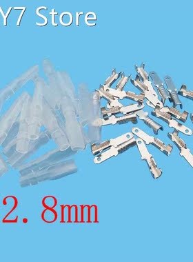 20Pairs 2.8mm Male Spade Crimp Terminals Connector Wire Crim