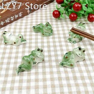 Set of 5 Cartoon Tableware Rest Cute Animal Ceramic Chopstic