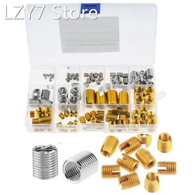 116PCS/Box M3-M12 Self-tapping Thread Slotted Sheath and Wir