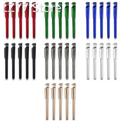 5 Pack 3-in-1 Refillable Gel Pen with Phone Hoder/QR Code Fu