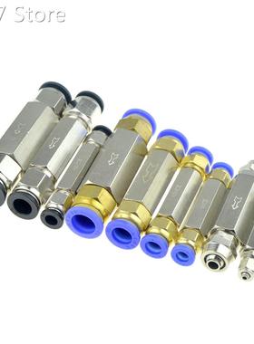 Pneumatic Check Valve 6mm 8mm 10mm 1/4 OD Hose One Way Valve
